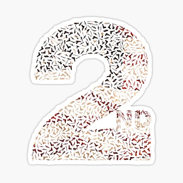 2nd Amendment / Second Amendment Constitution (Ver.2) Sticker