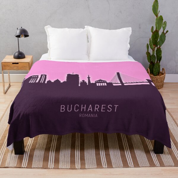 Item preview, Bucharest Romania Skyline designed and sold by ArtPrints.