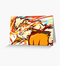 Arcanine | Fire Fang Greeting Card