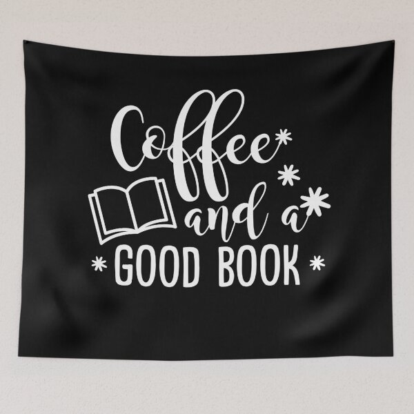Item preview, Coffee and a good book designed and sold by NerdySherds.