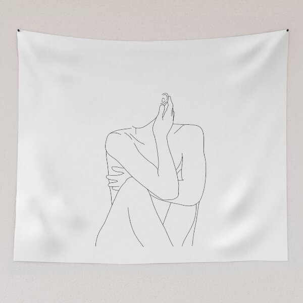 Item preview, Nude figure illustration - Celina designed and sold by TheColourStudy.