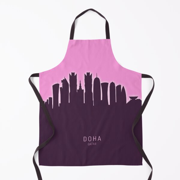 Item preview, Doha Qatar Skyline designed and sold by ArtPrints.