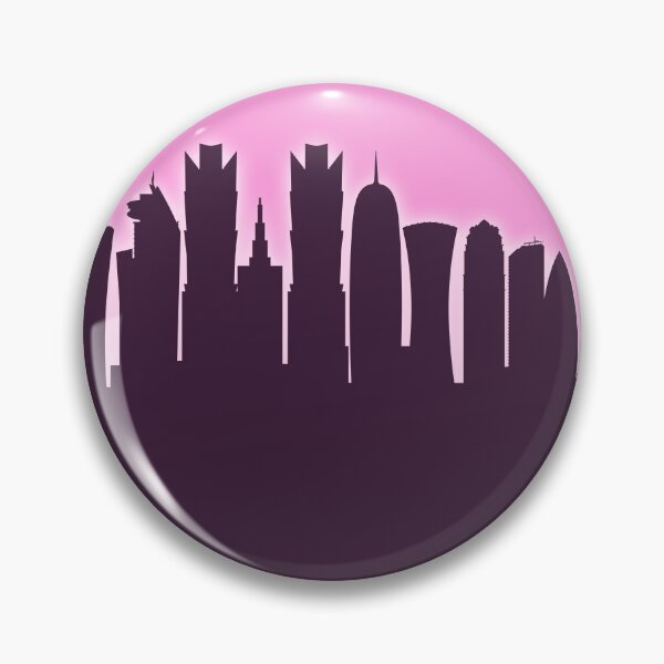 Item preview, Doha Qatar Skyline designed and sold by ArtPrints.