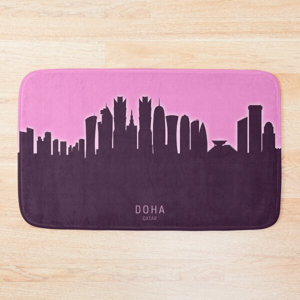 Item preview, Doha Qatar Skyline designed and sold by ArtPrints.