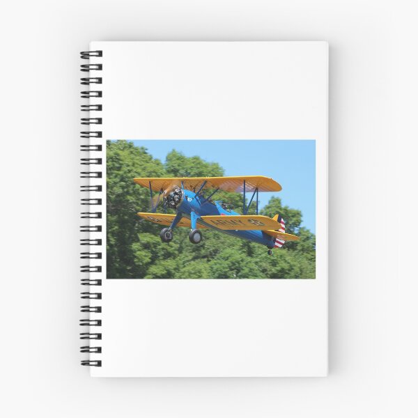 Item preview, Boeing-Stearman Kaydet Biplane Trainer Aircraft Taking Off designed and sold by SouthShorePics.