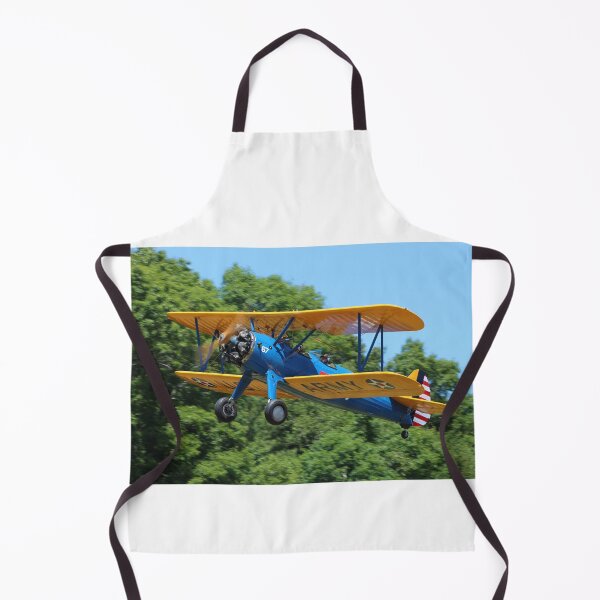 Item preview, Boeing-Stearman Kaydet Biplane Trainer Aircraft Taking Off designed and sold by SouthShorePics.