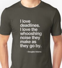 Douglas Adams Deadline Lover Unisex T-Shirt