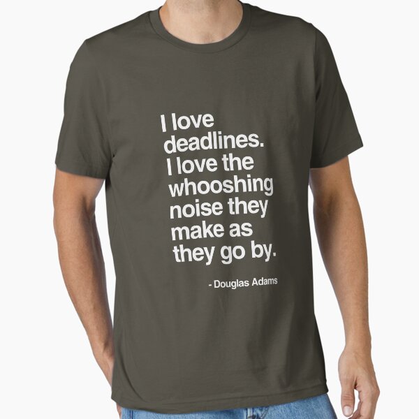 Item preview, Douglas Adams Deadline Lover designed and sold by alphaville.