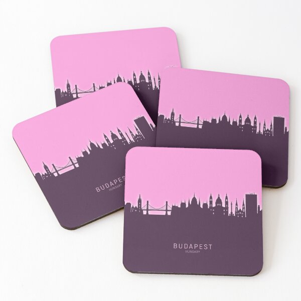 Item preview, Budapest Hungary Skyline designed and sold by ArtPrints.