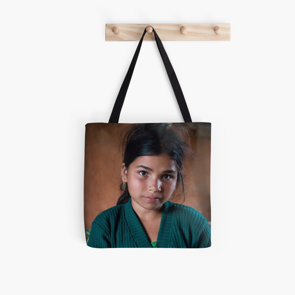 Girl in Thulasain Tote Bag