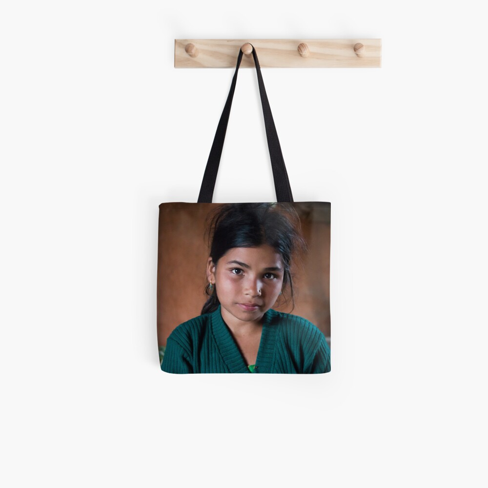 Girl in Thulasain Tote Bag