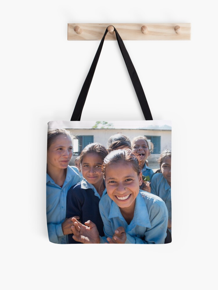 Thumbnail 1 of 2, Tote Bag, Girls In Tesinge - Far-west Nepal designed and sold by missatgerebut.