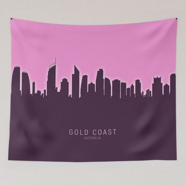 Item preview, Gold Coast Australia Skyline designed and sold by ArtPrints.