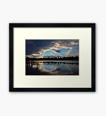 Sunset Reflections Framed Print