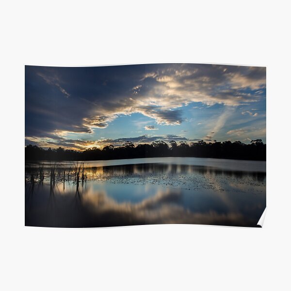 Sunset Reflections Poster