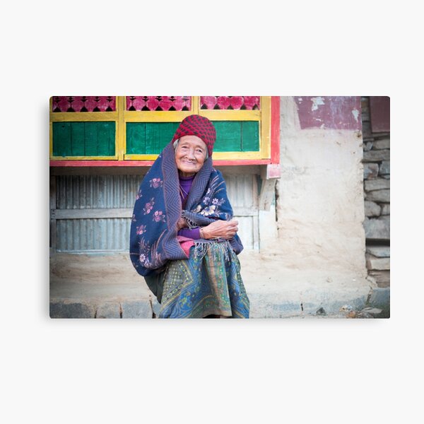 Aunty Metal Print