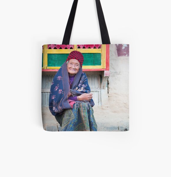 Aunty All Over Print Tote Bag
