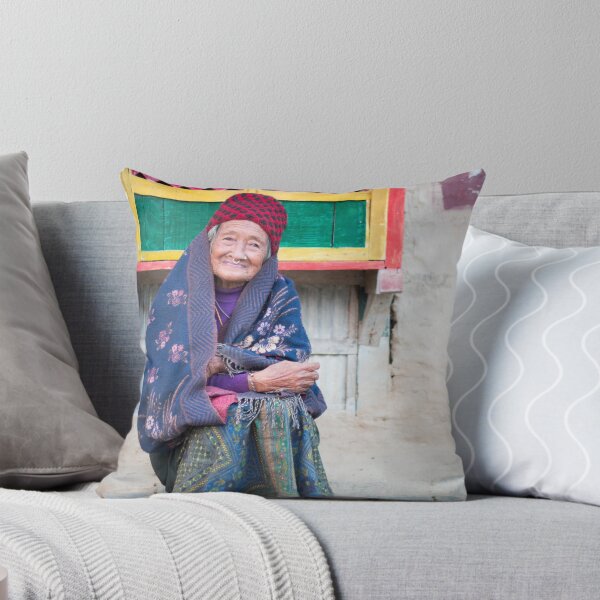Aunty Throw Pillow