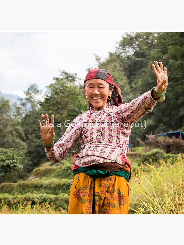 Thumbnail 2 of 2, Tote Bag, Lovely Aunty Dancing in Gyachchok (Gorkha district) designed and sold by missatgerebut.