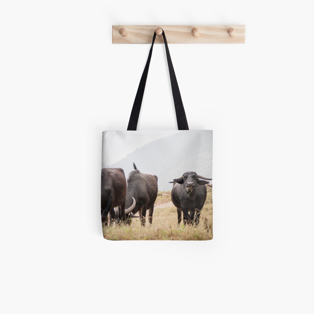 Water Buffalo in Gyachchok (Gorkha district) Tote Bag