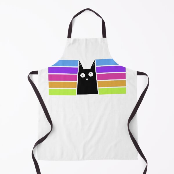 Item preview, cat retro vintage rainbow designed and sold by pirminio.