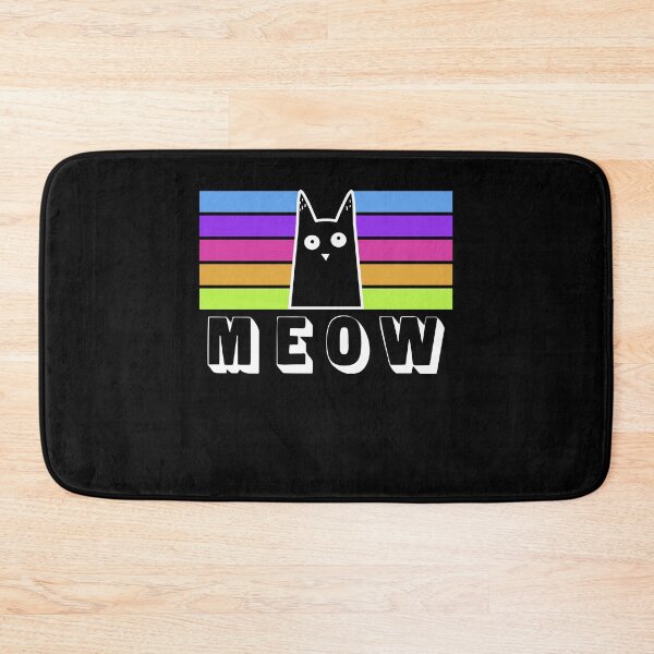Item preview, cat retro vintage rainbow designed and sold by pirminio.