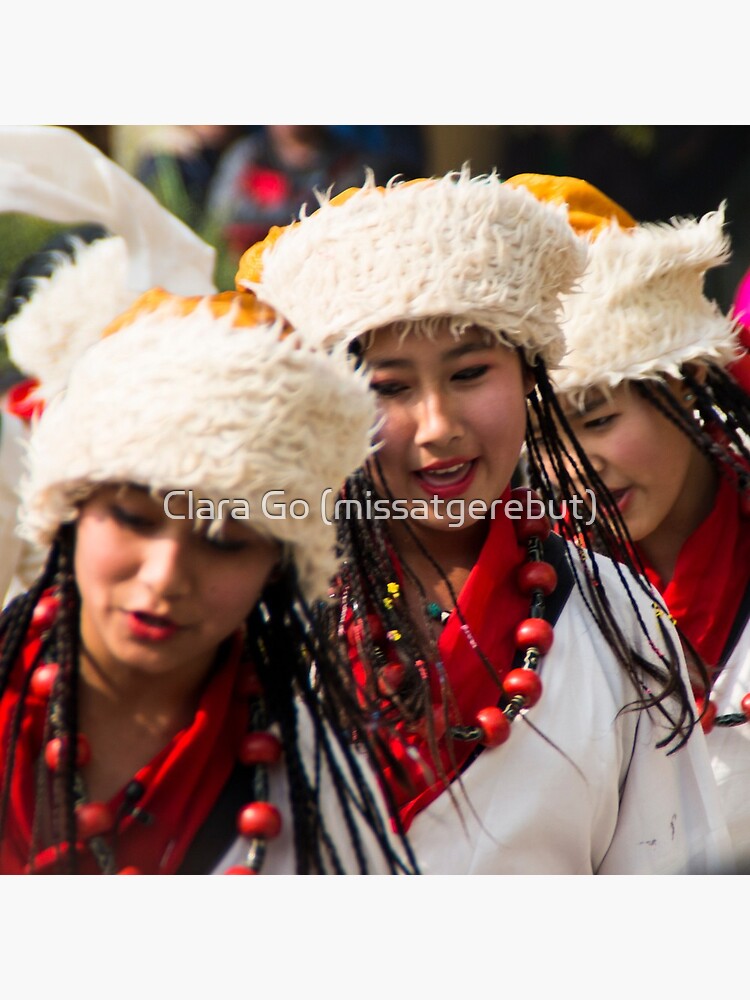 Thumbnail 2 of 2, Tote Bag, Tibetan Dancers in Kathmandu designed and sold by missatgerebut.