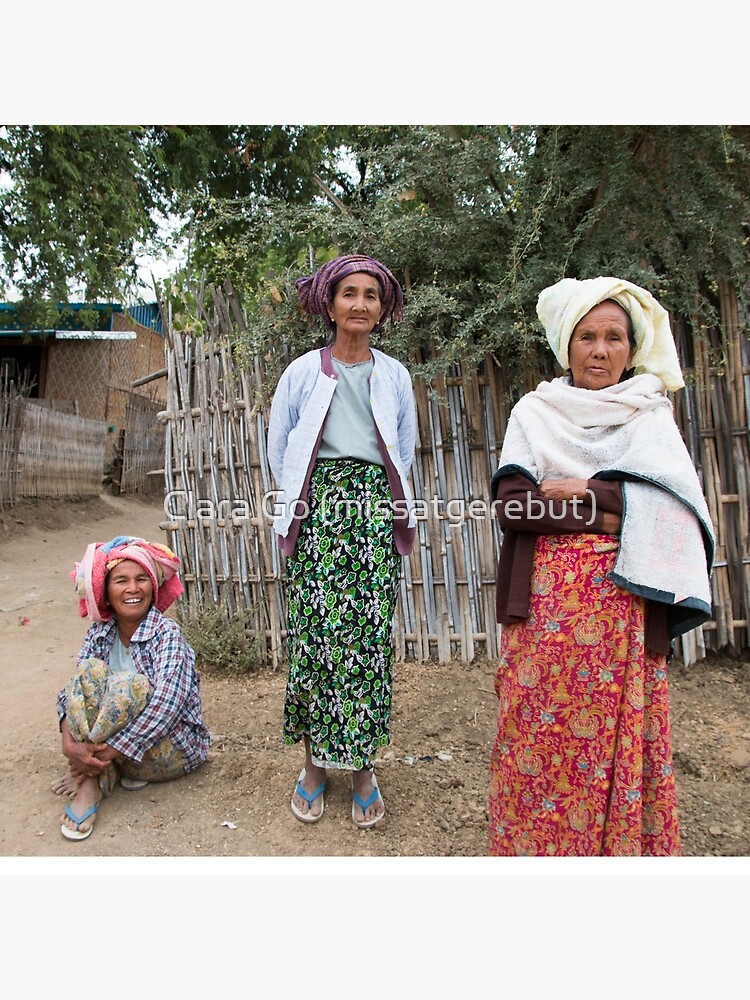 Thumbnail 2 of 2, Tote Bag, Myanmar Ladys designed and sold by missatgerebut.