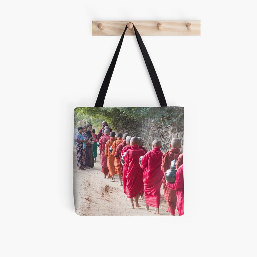 Each Morning Food Donation Ceremony in Myanmar Tote Bag