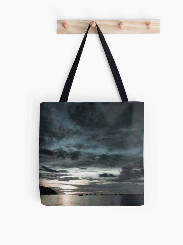 Thumbnail 1 of 2, Tote Bag, Cold Sunset in Koh Lipe designed and sold by missatgerebut.