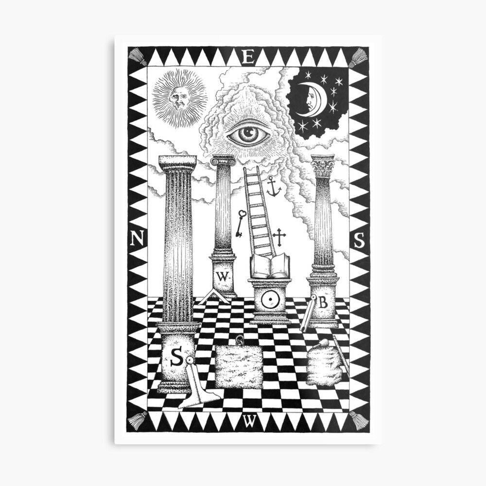 Masonic Tracing Board | Art Board Print