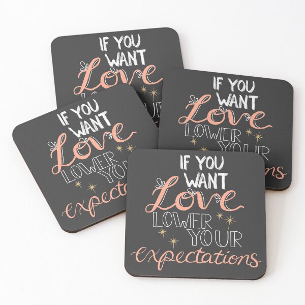 Item preview, If you want love, lower your expectations ✨ designed and sold by FinalGirlArt.