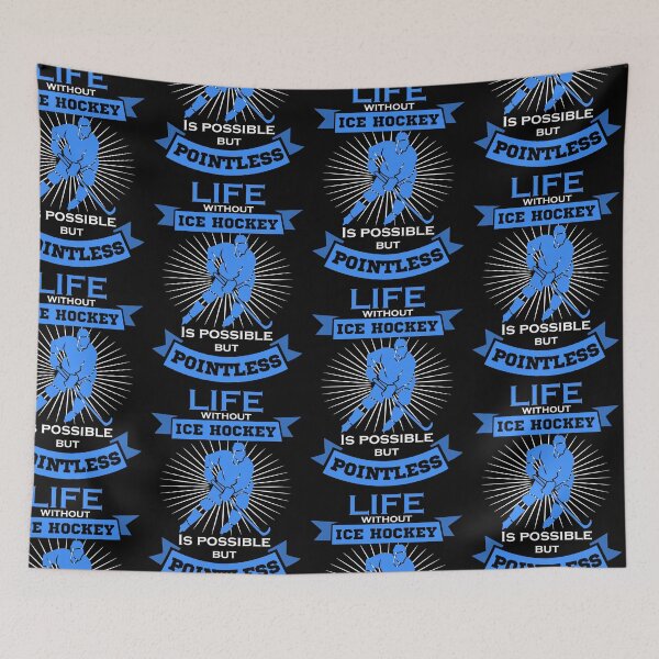 Item preview, ice hockey life saying designed and sold by pirminio.