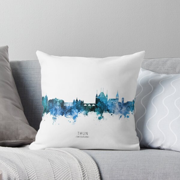 Item preview, Thun Switzerland Skyline designed and sold by ArtPrints.