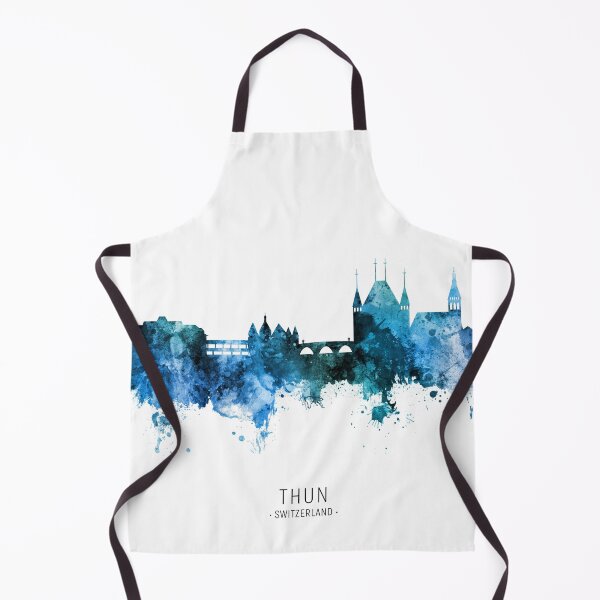 Item preview, Thun Switzerland Skyline designed and sold by ArtPrints.