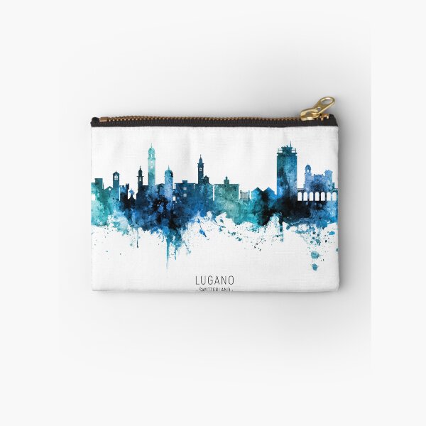Item preview, Lugano Switzerland Skyline designed and sold by ArtPrints.