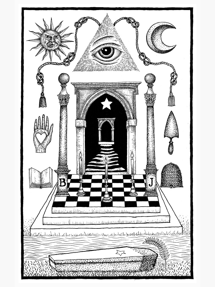 Masonic 2nd degree tracing board by Gemma Gary Poster for Sale by  TroyBooks