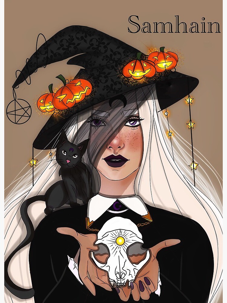 Halloween Witch Women Canvas Complete Art Kit! At home Witch Women