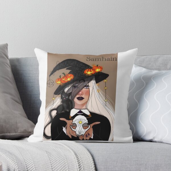 Item preview, Bruja de vacaciones wicca Samhain designed and sold by Coven-Of-Art.