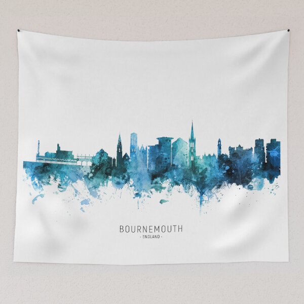 Item preview, Bournemouth England Skyline designed and sold by ArtPrints.