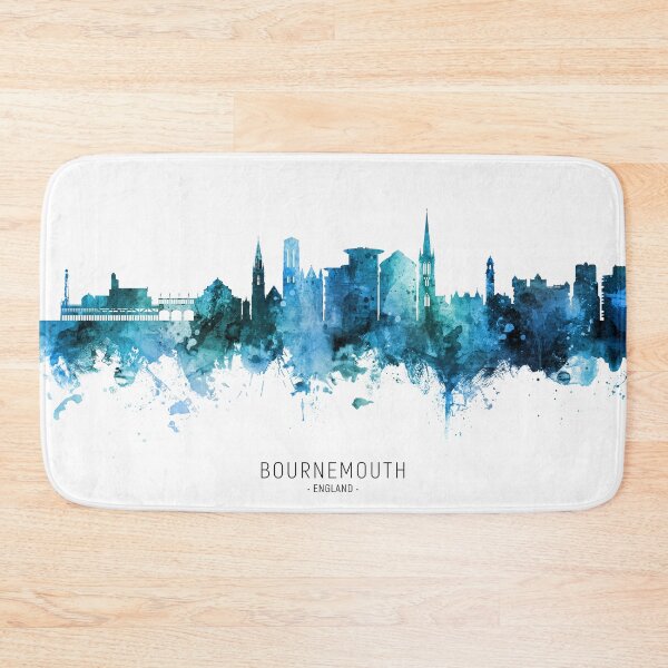 Item preview, Bournemouth England Skyline designed and sold by ArtPrints.