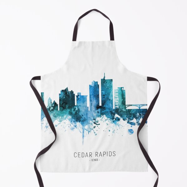 Item preview, Cedar Rapids Iowa Skyline designed and sold by ArtPrints.