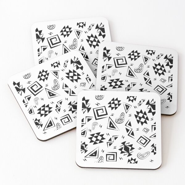 Item preview, Aztec vintage symbols Black designed and sold by Jake Purcell.