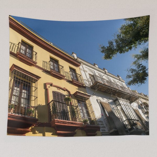 Item preview, Quintessential Spain - Plaza de los Refinadores in Barrio Santa Cruz Seville designed and sold by Georgia Mizuleva.