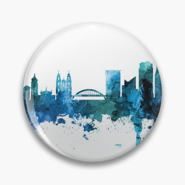 Item preview, Vilnius Lithuania Skyline designed and sold by ArtPrints.