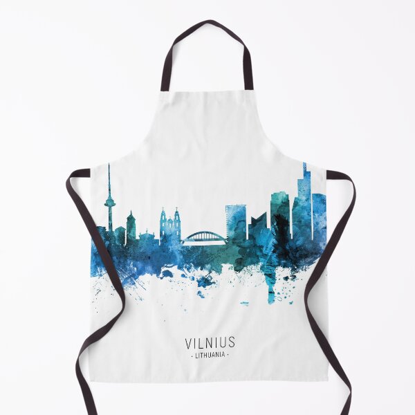 Item preview, Vilnius Lithuania Skyline designed and sold by ArtPrints.