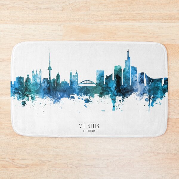 Item preview, Vilnius Lithuania Skyline designed and sold by ArtPrints.
