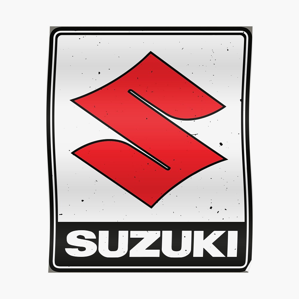 Suzuki Motorcycles Vintage 70 S Logo Sticker For Sale By Hecksploitation Redbubble