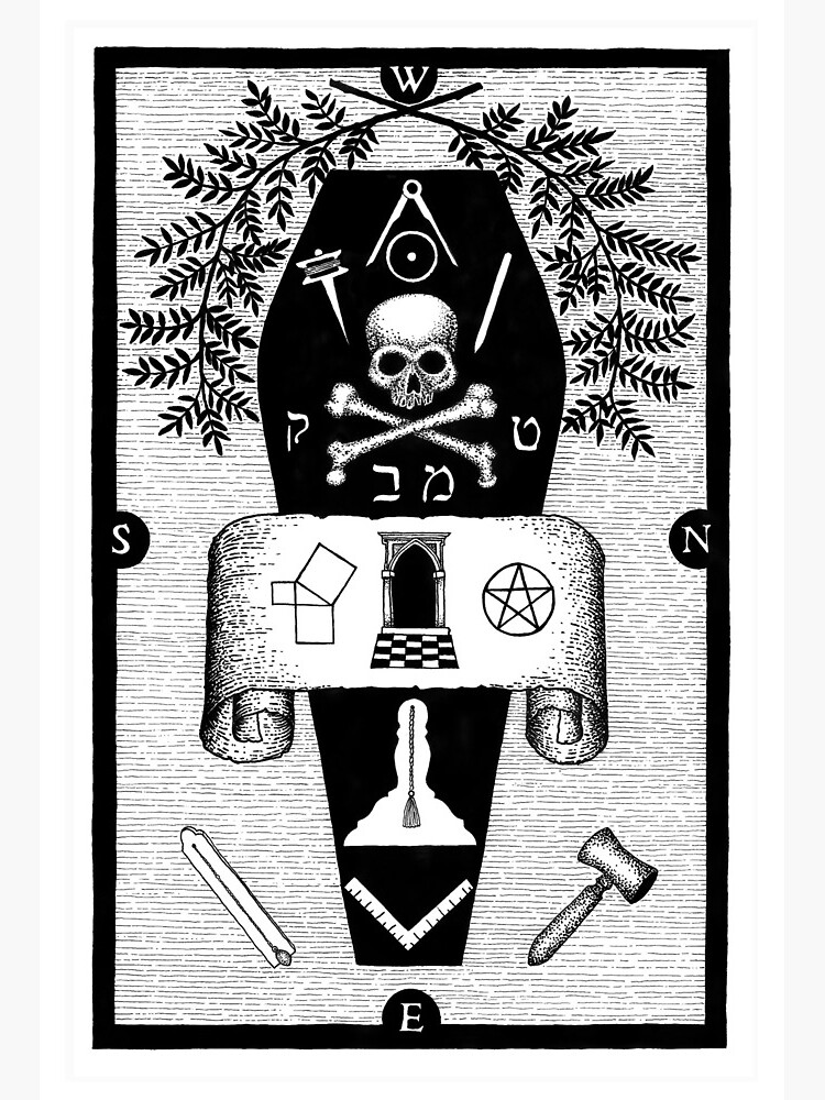 Masonic Tracing Board, Second Degree and Third Degree