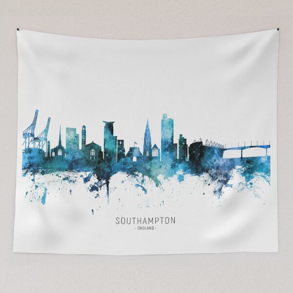 Item preview, Southampton England Skyline designed and sold by ArtPrints.